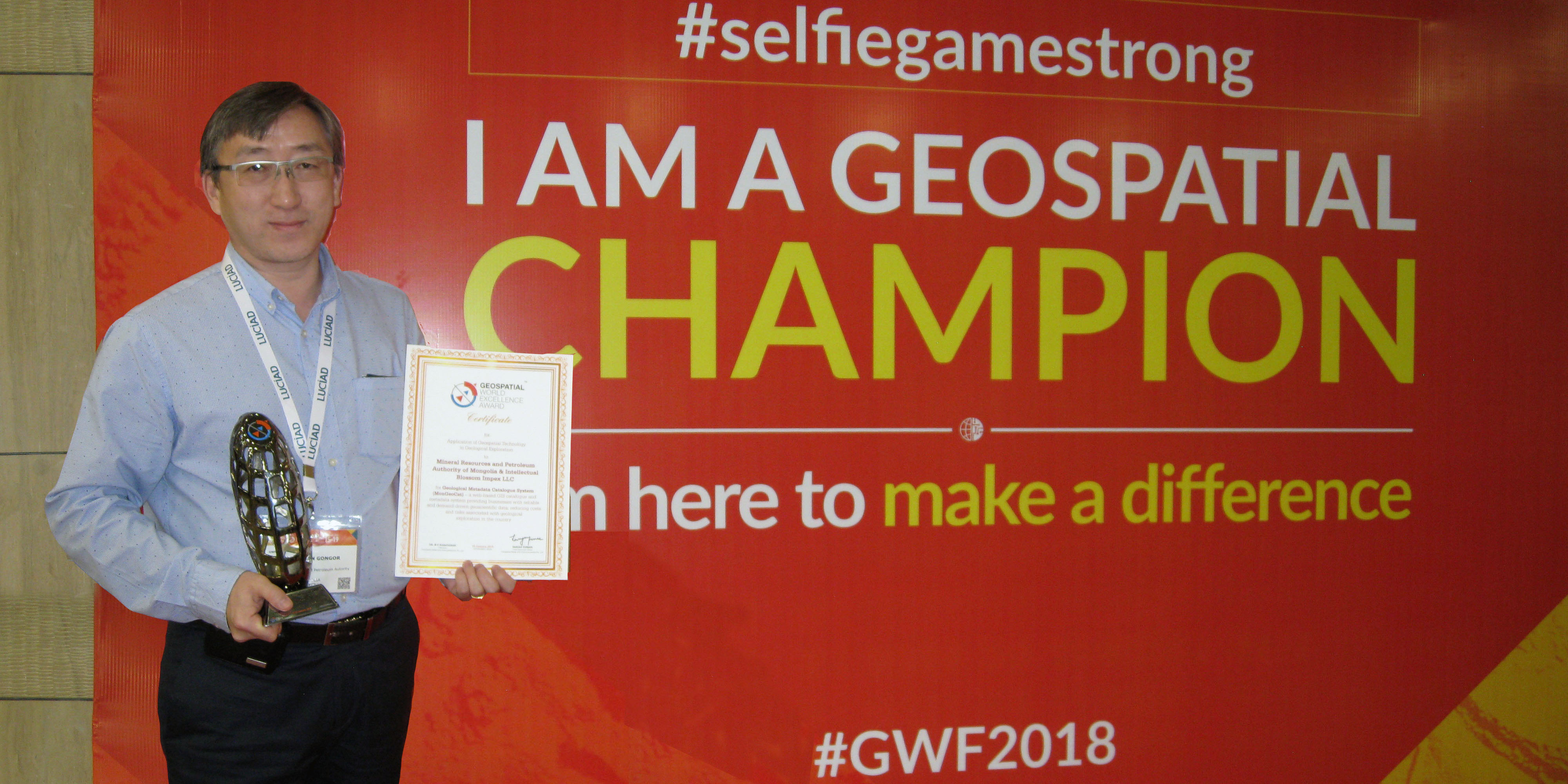 MonGeoCat receives Geospatial World Excellence Awards