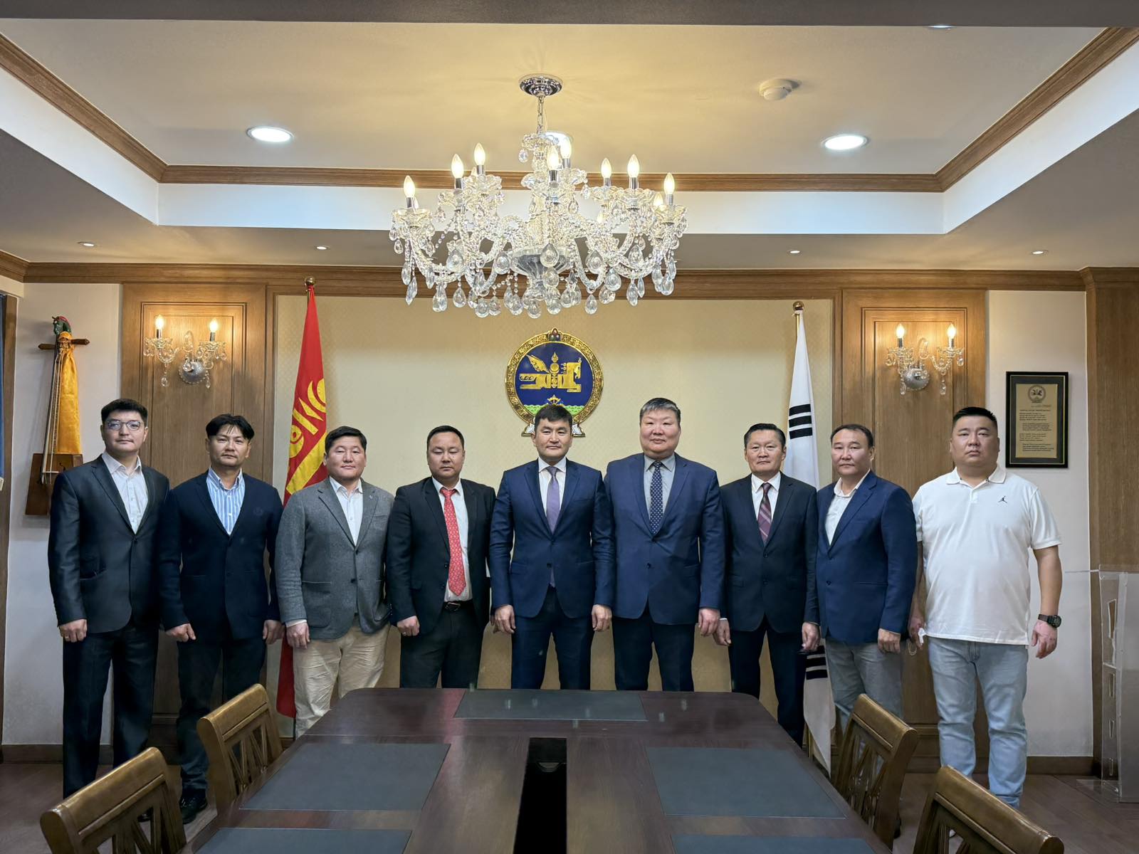 REPRESENTATIVES FROM THE MINERAL RESOURCES AND PETROLEUM AUTHORITY OF MONGOLIA AND THE MONGOLIAN GAS ASSOCIATION PAID A WORKING VISIT TO THE REPUBLIC OF KOREA